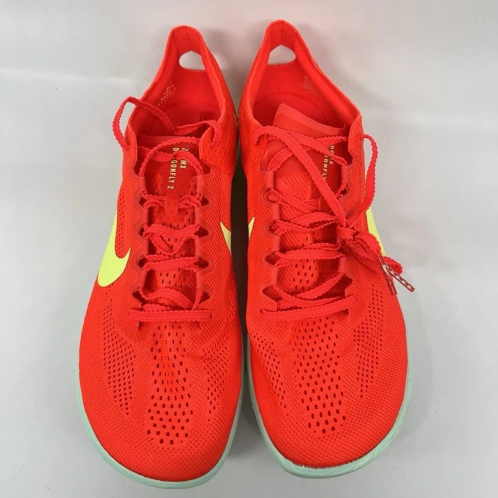 Nike ZoomX Dragonfly 2 Hyper Crimson Track Spikes FD8413-600 Mens 12 Running New